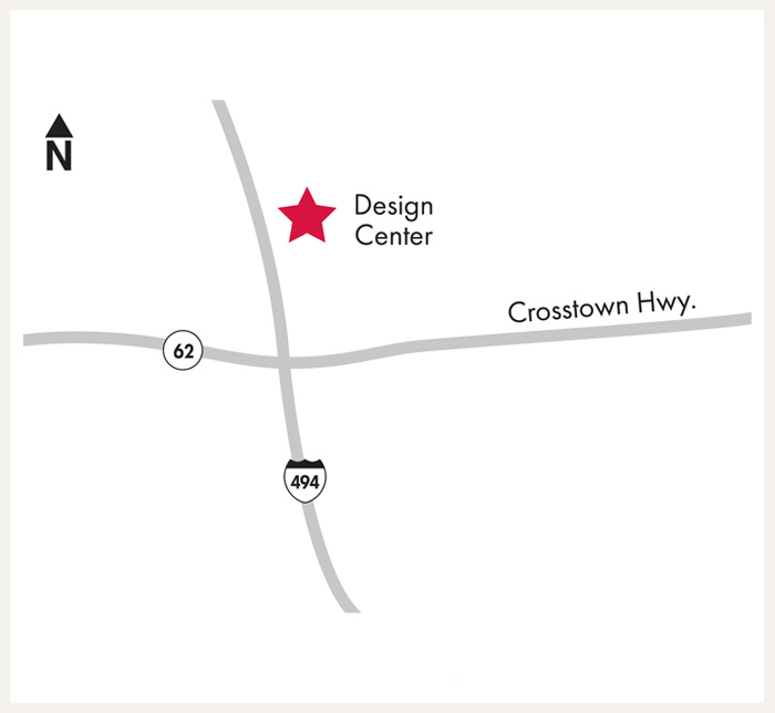 Design Center Map for Minneapolis/St. Paul
