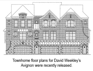townhome david plans floor avignon southpark weekley homes releases three story anticipated highly charlotte nc january