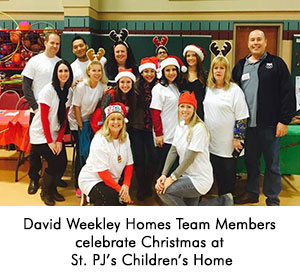 DWH Team Members celebrate Christmas at St PJ's Children's Home