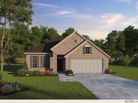 Lakes Of River Trails Home Builder New Homes Ft Worth Homes - the griggs a exterior